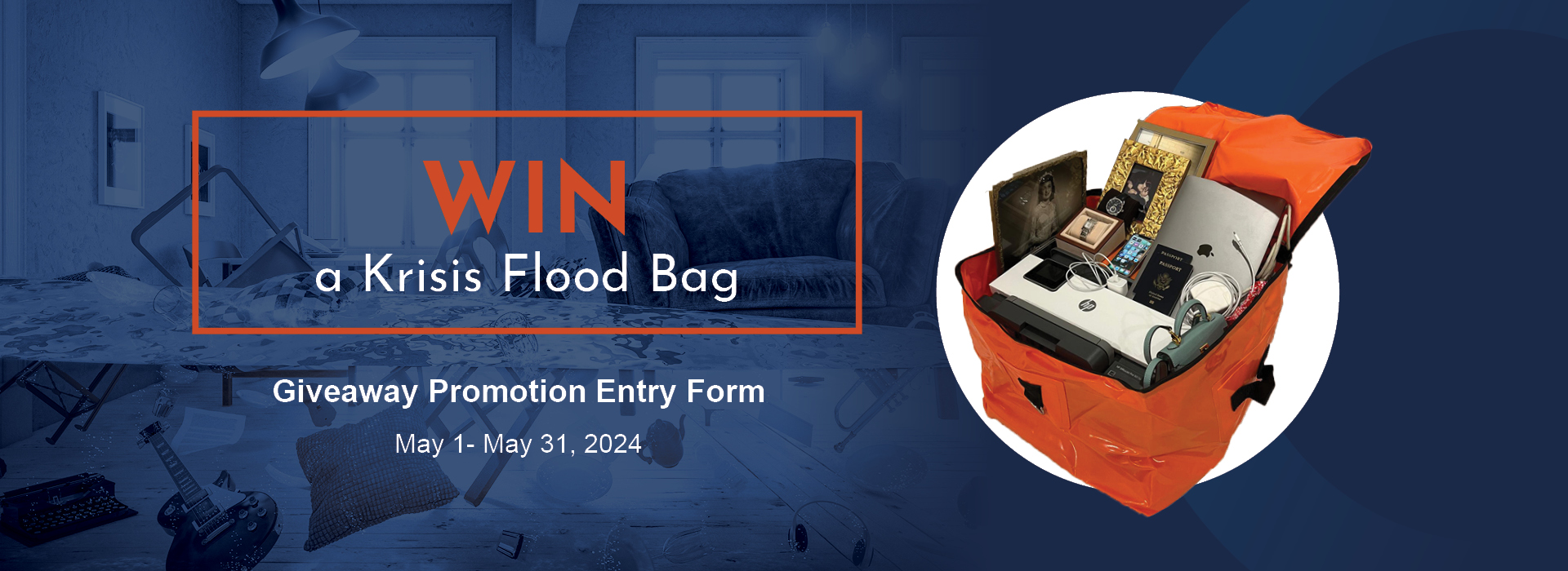 Win a Krisis Flood Bag Win a Krisis Flood Bag